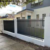 Clôture en aluminium sur mesure pour les développeurs immobiliers, commandes en gros et applications de clôtures de terrains résidentiels