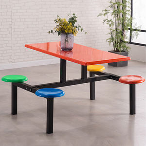 High Quality <strong>Table</strong> Furniture School Dining Room Staff <strong>Canteen</strong> Room Dining <strong>Table</strong> Chair Dining <strong>Table</strong> and Chairs - Product Image 3