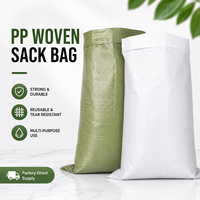 Sac tissé personnalisé de 100 kg, grande taille, sac en PP pour céréales, sac personnalisé durable