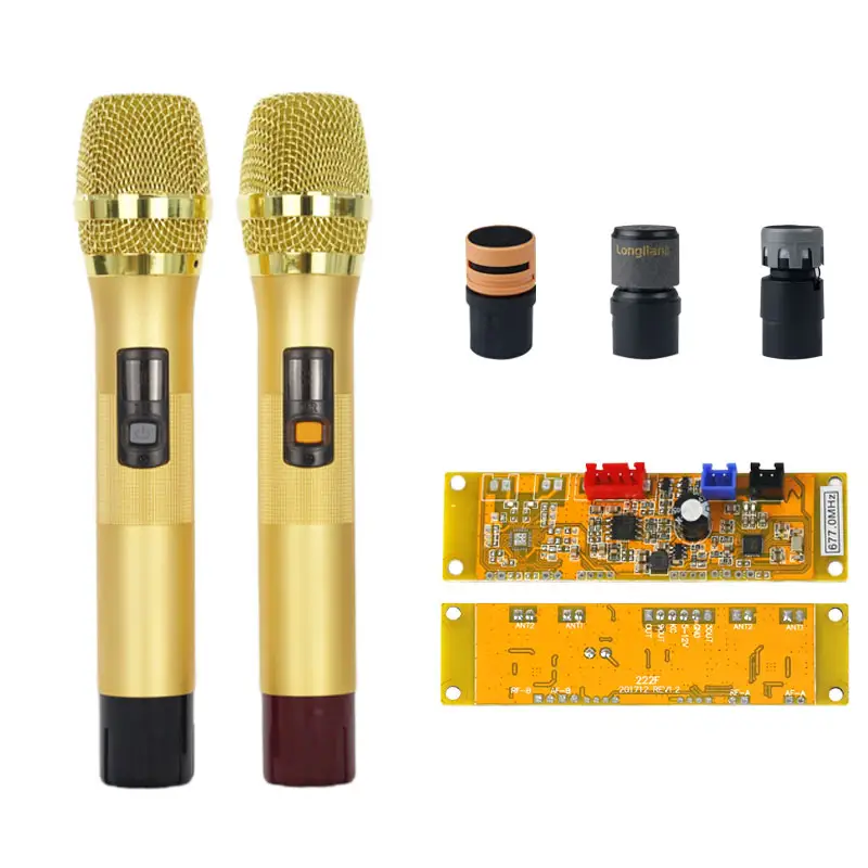 GuangZhou Baiyun TEMEISHENG entertainment equipment mobile podcasting microphone factory price interview wireless microphone .