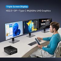 CWWK N150 Güvenlik Duvarı Cihazı OPNsense 1240P U300E 4x2.5GbE LAN 2x10GbE SFP+ Üçlü Ekran Pfsense Router Donanım Mini PC CW-S