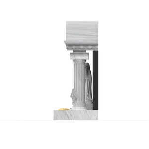 Approvisionnement d'usine Luxueux Carrare Blanc Granit <span class=keywords><strong>Pierre</strong></span> <span class=keywords><strong>tombale</strong></span> Monument Tombstone - Product Image 6