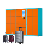 Système de casiers intelligents pour bagages, solution de stockage intelligente pour aéroport, gare, hôtel, solution personnalisée en libre-service