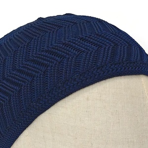 Kufi traditionnel 100 % coton à motifs géométriques, avec kufi de prière en coton respirant et chapeau Kopiah texturé pour homme, idéal pour les voyages quotidiens - Product Image 4