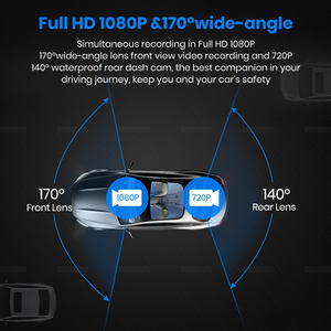 กล้องติดรถยนต์รุ่นใหม่ Hisilicon Ultra HD 2K 2560*1440P กล้องบันทึกการขับขี่ DVR หน้าจอ 10 นิ้ว IPS 1080P กล้องมองหลังแบบกระจกมองหลัง - Product Image 3