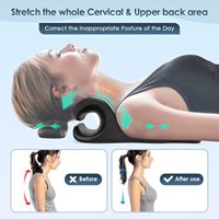 Masseur de point de déclenchement Dispositif de traction cervicale et civière arrière pour relaxant de soulagement de la douleur TMJ pour le cou et les épaules