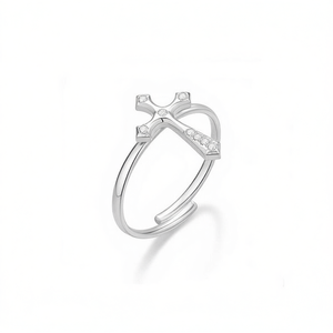 Anillo de moda con circonita A0173 para mujer, joyería de alta calidad - Product Image 3