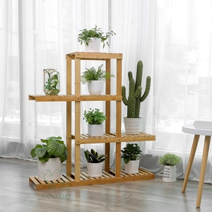 Grande unità di scaffalatura di bambù <span class=keywords><strong>per</strong></span> la casa Garage strumento di stoccaggio - Product Image 4