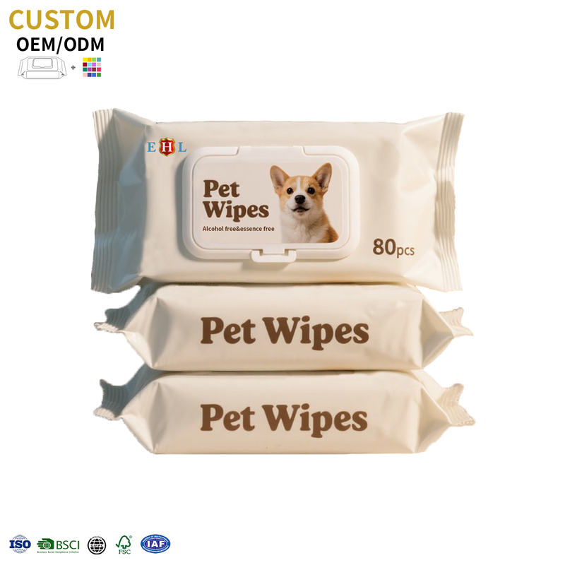Good Quality Customizable Factory Pet Wipes