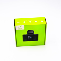 Boîte d'expédition en carton ondulé en papier kraft personnalisable OEM, boîte d'expédition imprimée en couleur pour l'électronique automobile, caméra embarquée