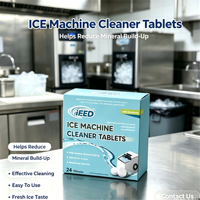 Kit d'entretien complet pour la prévention de la tache de calcaire et le contrôle des odeurs dans les machines à glace modernes – Comprimé nettoyant