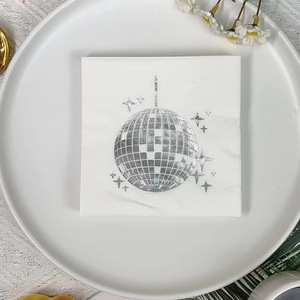 Serviettes en papier jetables haut de gamme, estampées or en forme de planètes, pour hôtels, restaurants, célébrations et anniversaires - Product Image 2
