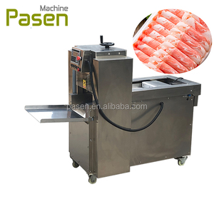 stainless steel frozen beef and mutton meat roll slicer machine frozen meat slicer