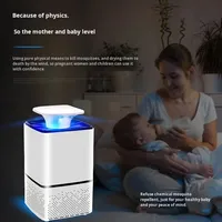 Anti-moustiques de dortoir à LED en PP, alimenté par USB, technologie à ondes lumineuses électriques, pour chambre à coucher domestique, non toxique, anti-chute