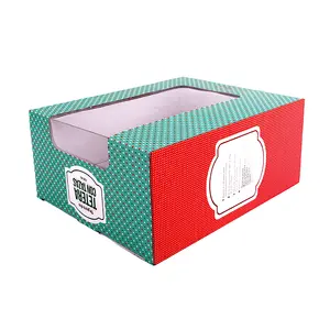 Good Quality Custom PVC Gift Box luxury Premium Packaging Box Coated Paper Christmas Gift Boxes With Clear Window