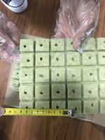 Blocs de culture en laine de roche hydroponique en gros, tailles personnalisées disponibles, cubes de germination de graines pour l'agriculture en serre commerciale