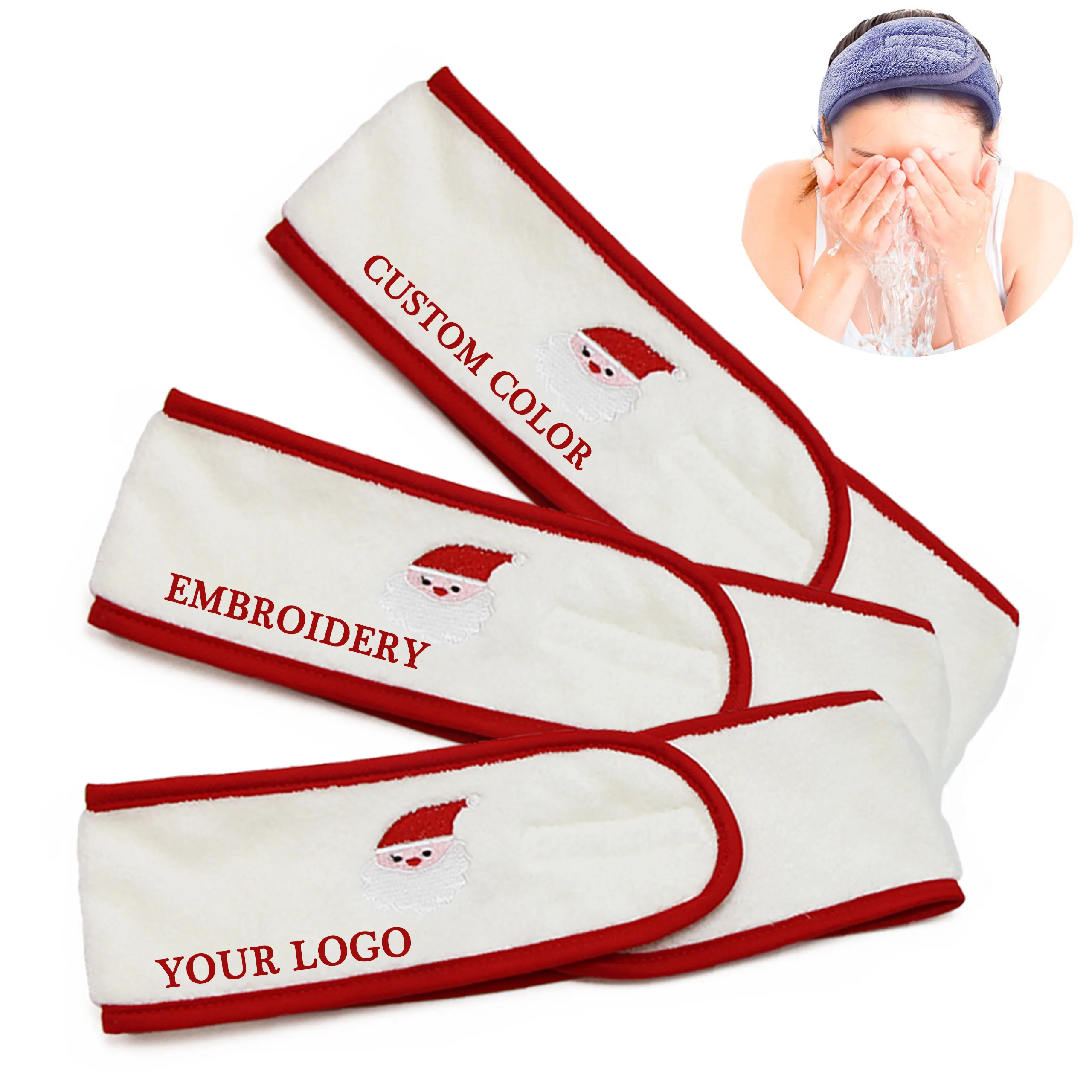 Chinese supplier New fashion facial headband spa hook hairbands wrap for hair