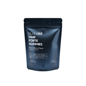 Gomitas Premium Black Berry Hair <span class=keywords><strong>Forte</strong></span> con Colágeno, Queratina y Biotina para el Cuidado Diario del Cabello y la Piel - Product Image 1