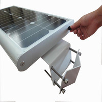 Lampu Jalan Tenaga Surya All in One 60w 90W 120W Dilengkapi Baterai Lithium Terintegrasi