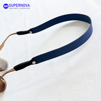 Sangle de lunettes en similicuir Supernova gravable au laser, avec logo personnalisé, antidérapante, pour lunettes de vue et de soleil