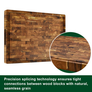 <span class=keywords><strong>Planche</strong></span> à découper en bois <span class=keywords><strong>massif</strong></span> de <span class=keywords><strong>teck</strong></span> à grain transversal pour cuisine, grande et épaisse, vente en gros - Product Image 6