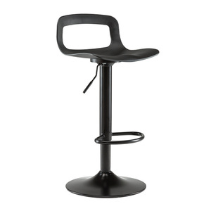 LingTuo Bar Stool Height Adjustable Modern Minimalist White Backrest Kitchen Living Room High Chair - Product Image 5