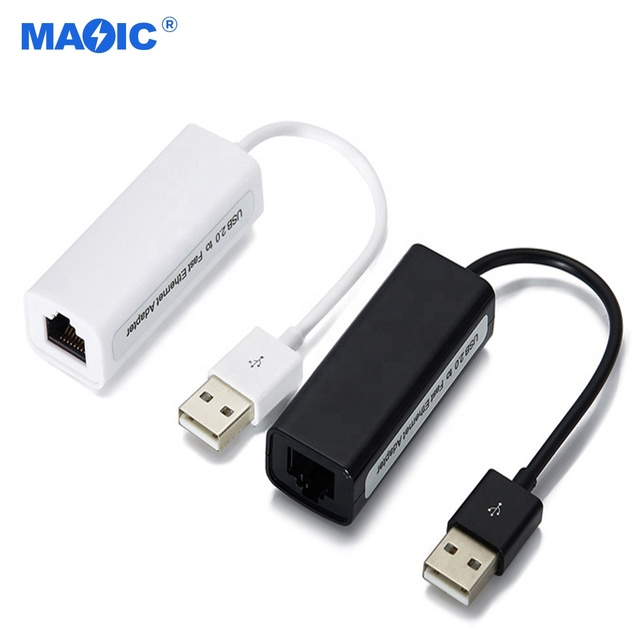 CE OEM Factory Price External Wired USB2.0 Network Card 9700 USB to RJ45 Interface Ethernet Adapter RJ45 Connector