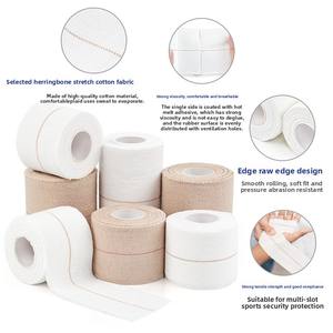 Factory EAB Heavy Elastic Sports Tape Single-Sided Adhesive Herringbone Wrist Support <strong>Yellow</strong> <strong>Line</strong> Fixed <strong>Bandage</strong> for - Product Image 2