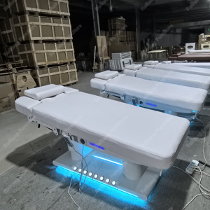 Một Nút Nâng Thông Minh Hệ Thống Sưởi Ấm Vàng Đôi Cột Môi Trường Xung Quanh Ánh Sáng Cơ Sở Mặt Giường Điều Trị Spa Massage Bảng - Product Image 5