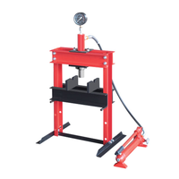 Presse à air hydraulique OEM 10-50 tonnes avec manomètre pour réparation de roues, couleur personnalisée, garantie 18 mois