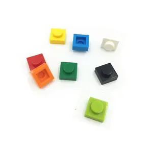 1*1 블록 모델 키트 아이들을위한 빌딩 블록 1x1 장난감 벽돌 다채로운 건물 부품 MOC 벽돌 모델 고품질 건물 세트