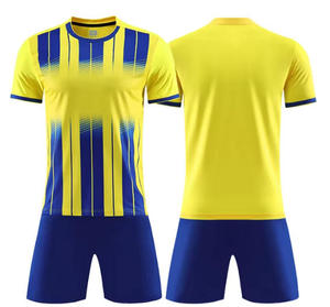 Jersey Sepak Bola Custom Pria Wanita Musim Panas Performa Kompetisi Latihan Cepat Kering 100% Poliester Anti-Bakteri - Product Image 1