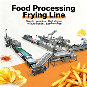 Proveedor de Línea de Producción de Papas Fritas de Alta Calidad, Máquina para Hacer Papas Fritas, Máquina para Cortar y Freír Papas - Product Image 1