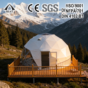 Carpa Domo de Acero Galvanizado en Caliente Directo de Fábrica, Certificada CE, Impermeable, para Uso en <span class=keywords><strong>Turismo</strong></span> y Resorts - Product Image 1