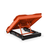 Planche inclinée de sport portable pour les squats d'étirement du mollet Civière de mollet en métal réglable