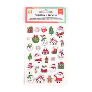 Set di Adesivi Natalizi con Simpatici Babbo <span class=keywords><strong>Natale</strong></span>, Pupazzo di Neve e <span class=keywords><strong>Albero</strong></span> per Confezioni Regalo e Decorazioni Scrapbook - Product Image 1