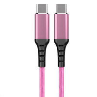 Kabel USB-C PD 60W 3A, kabel USB Data ponsel pengisi daya cepat, kabel USB Tipe C asli 1m 3 kaki