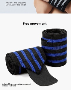 Al por mayor Muñequeras de Soporte y Vendas de Sujeción de Alta Resistencia para Levantamiento de Pesas, Equipo de Protección para Fitness - Product Image 3