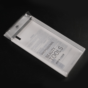 Boîte en plastique PET personnalisée, transparente, pliable, pour le rangement et l'emballage d'outils de beauté - Product Image 1