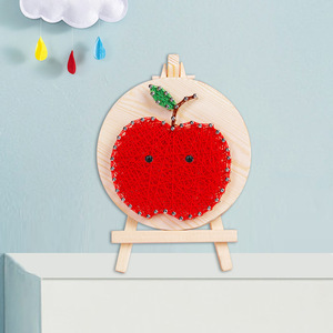 Kit de String Art avec Planche Numérotée, Kits de String Art DIY <span class=keywords><strong>en</strong></span> <span class=keywords><strong>Bois</strong></span> Faits Main sur Toile, Thème Cerf, pour Adultes - Product Image 4