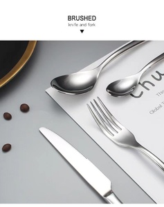 Juego de Cubiertos de Acero Inoxidable 304 de Alta Calidad, Cuchillo, Tenedor y Cuchara para Hoteles y Restaurantes de Alta Gama - Product Image 6