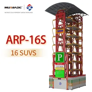 mechanical car parking solutions 16 cars rotary parking lift