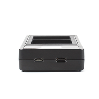 Chargeur de batterie LCD double fente pour Godox VB26 VB30, station de charge rapide USB-C à 2 baies avec affichage du niveau de batterie, pour usage domestique et extérieur