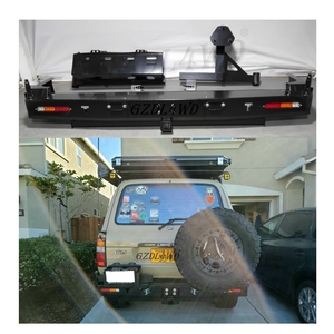 Nhiệm Vụ Nặng Nề Tời Trước <span class=keywords><strong>Bumper</strong></span> Cho Land Cruiser 80 Loạt 1992 1997 Bullbar - Product Image 4