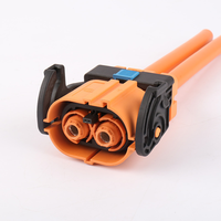 Conector EV de Alto Voltaje de 8mm y 2 Pines, Enchufe Impermeable de Alta Corriente para Sistema de Distribución de Energía de Vehículos Eléctricos