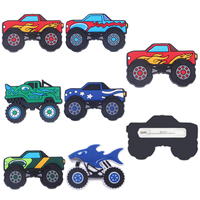 Badge de revers en PVC souple Monster Truckco personnalisé, broche en caoutchouc, logo 2D 3D, cadeau promotionnel, vente en gros d'usine