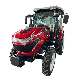 TDER Agricultural Machine Equipment 4 cylinder engine 50hp 60hp 70hp 80hp Tractor with cabin