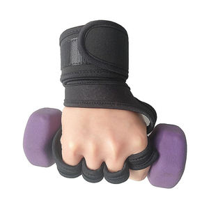 ถุงมือยกน้ำหนักแบบเปิดมือสำหรับกีฬาในร่ม ฟิตเนส กันลื่น กันกระแทก ถุงมือออกกำลังกายที่ทนทานต่อการสึกหรอสำหรับการปั่นจักรยาน - Product Image 6