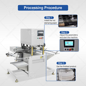 Machine de gaufrage à chaud automatique OCEAN Commercial Gold Flower pour le marquage à chaud de rouleaux de papier - Product Image 4