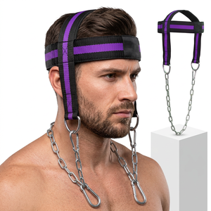 Correa de Ejercicio Ajustable y Resistente para Entrenamiento de Cuello y Cabeza, Arnés de Fitness para Levantamiento de Pesas - Product Image 1